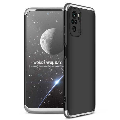 Xiaomi Poco M5S Kılıf Zore Ays Kılıf - Siyah-Gri