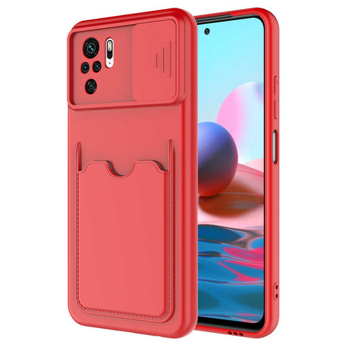Xiaomi Poco M5S Kılıf ​Zore Kartix Kılıf - Kırmızı