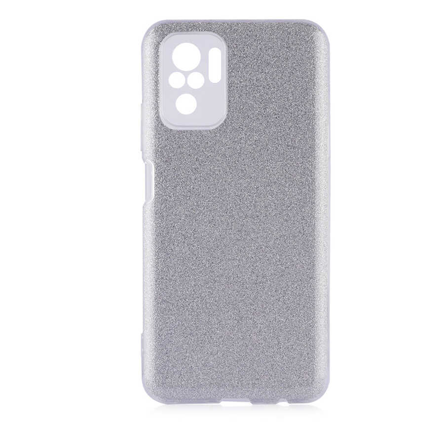 Xiaomi Poco M5S Kılıf Zore Shining Silikon - Gri