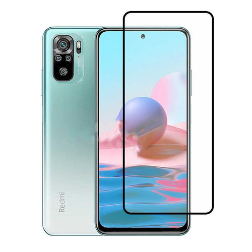 Xiaomi Poco M5S Zore Kenarları Kırılmaya Dayanıklı Cam Ekran Koruyucu - Siyah
