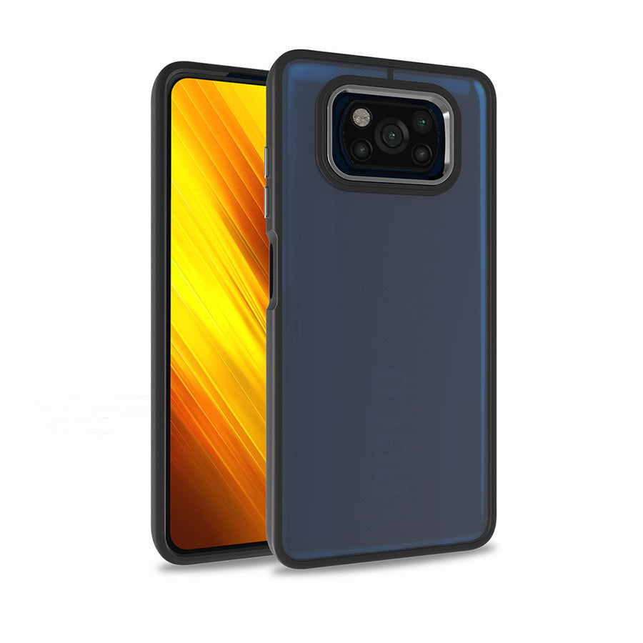 Xiaomi Poco X3 Kılıf Zore Flora Kılıf - Siyah