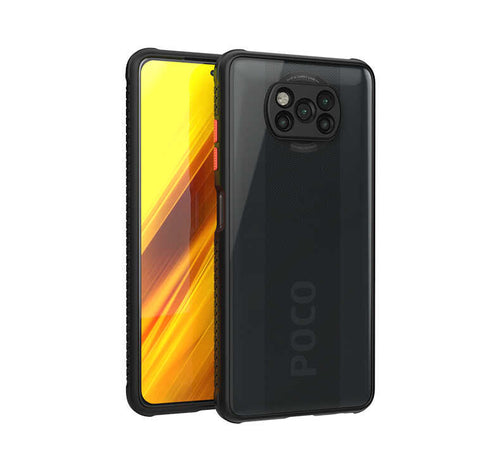 Xiaomi Poco X3 Kılıf ​​Zore Kaff Kılıf - Siyah