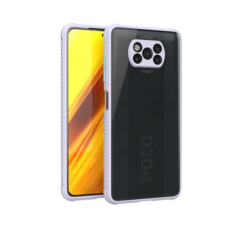 Xiaomi Poco X3 Kılıf ​​Zore Kaff Kılıf - Mor
