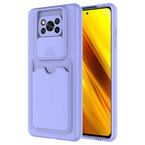 Xiaomi Poco X3 Kılıf ​Zore Kartix Kılıf - Lila