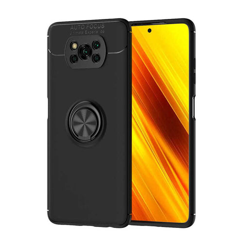 Xiaomi Poco X3 Kılıf Zore Ravel Silikon Kılıf - Siyah