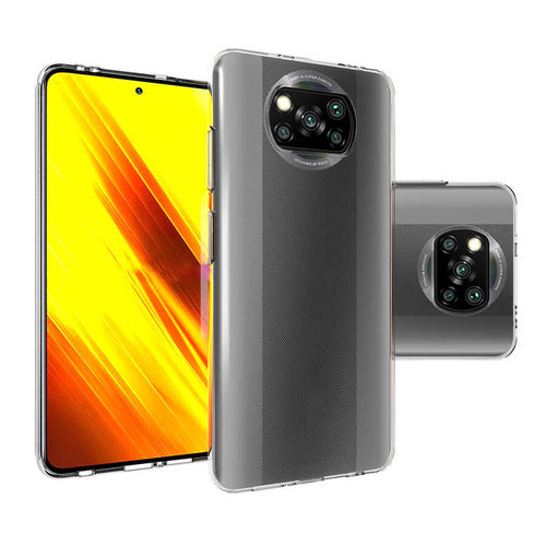 Xiaomi Poco X3 Kılıf Zore Süper Silikon Kılıf - Renksiz