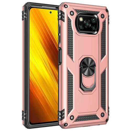 Xiaomi Poco X3 Kılıf Zore Vega Kılıf - Rose Gold