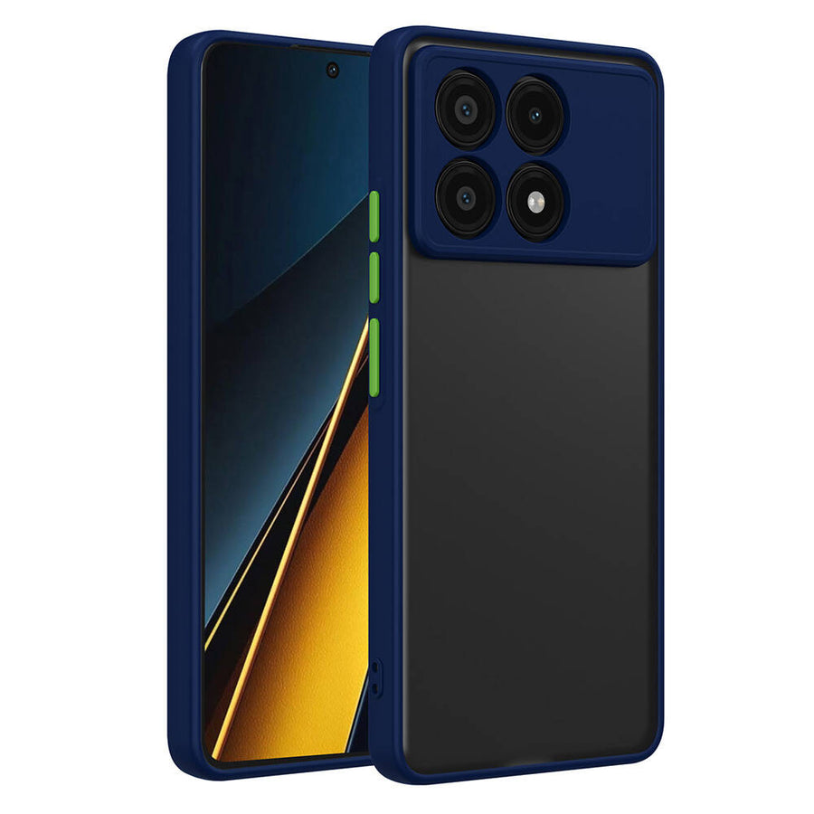 Xiaomi Poco X6 Pro Kılıf Zore Hux Kılıf - Lacivert
