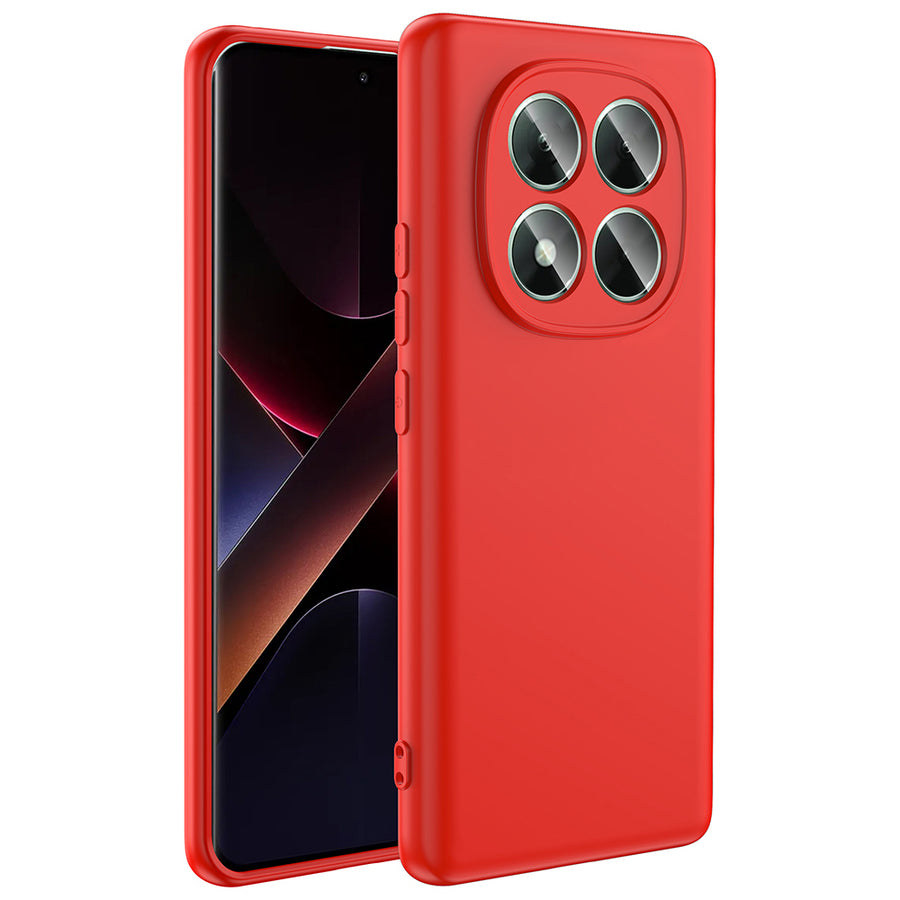 Xiaomi Poco X7 Kılıf Zore Mara Lansman Kılıf - Kırmızı