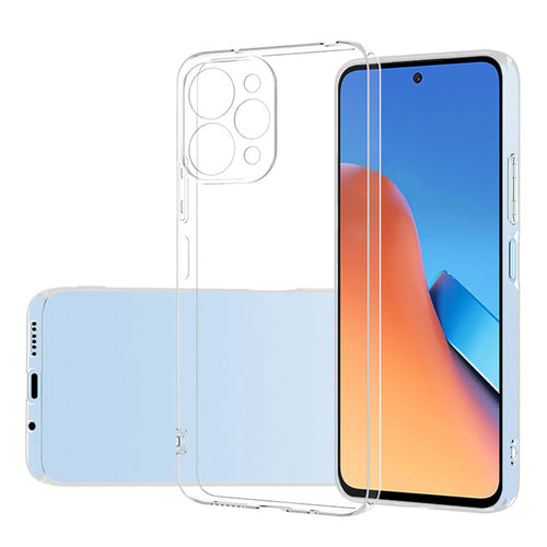 Xiaomi Redmi 12 Kılıf Zore Süper Silikon Kılıf - Renksiz