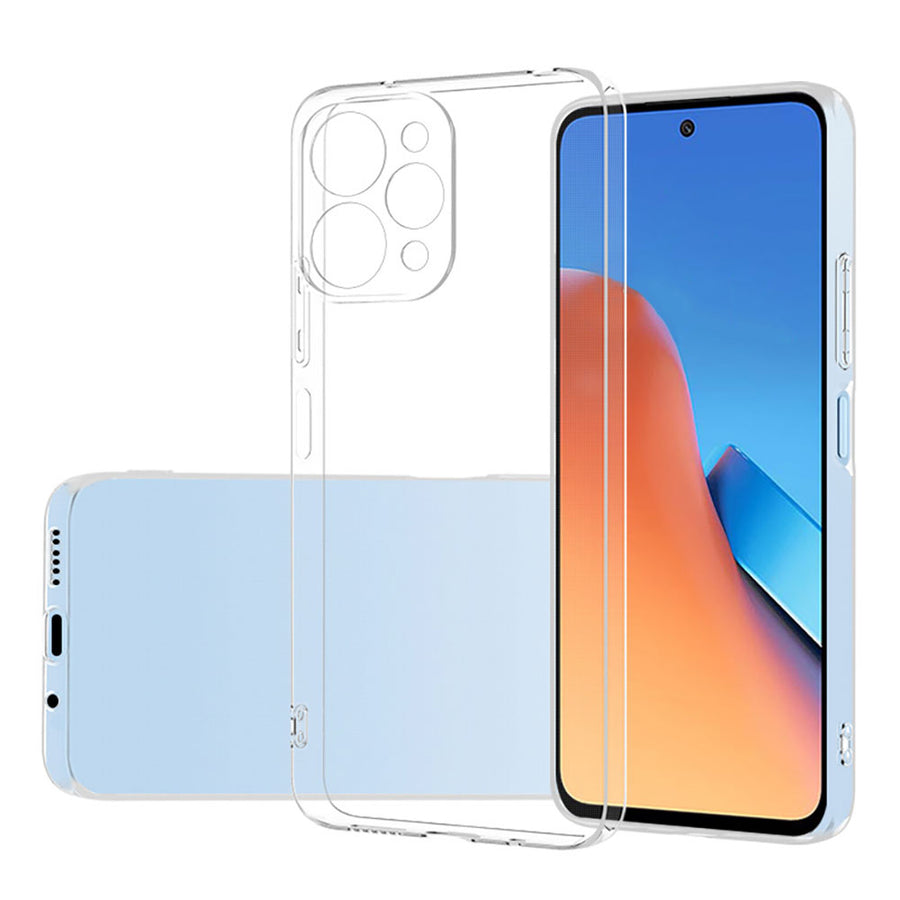 Xiaomi Redmi 12 Kılıf Zore Süper Silikon Kılıf - Renksiz