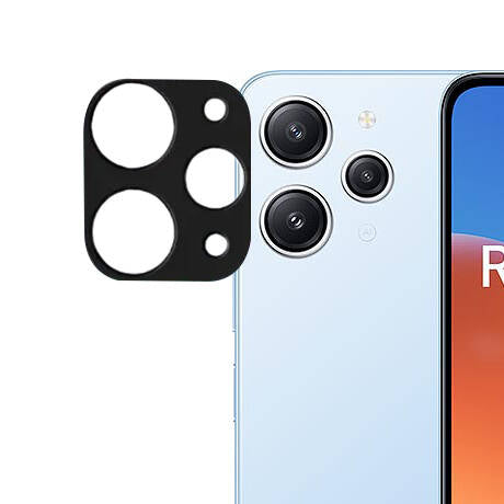 Xiaomi Redmi 12 Zore 3D Kamera Camı - Siyah
