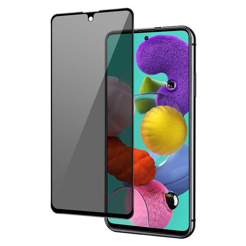 Xiaomi Redmi 12 Zore New 5D Privacy Temperli Ekran Koruyucu - Siyah
