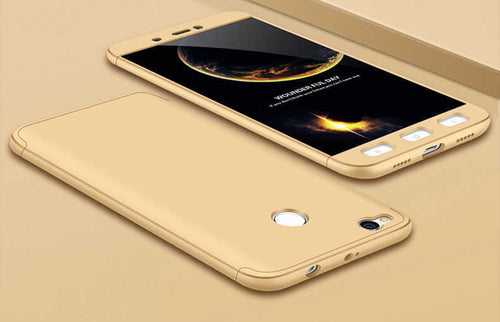 Xiaomi Redmi 4x Kılıf Zore Ays Kılıf - Gold