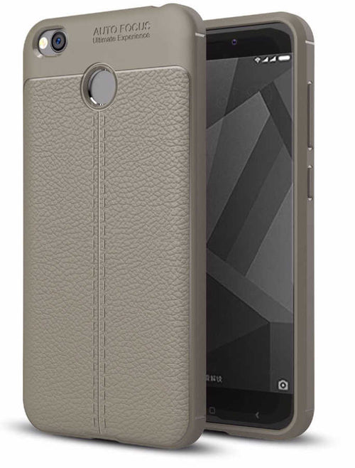 Xiaomi Redmi 4x Kılıf Zore Niss Silikon Kılıf - Gri