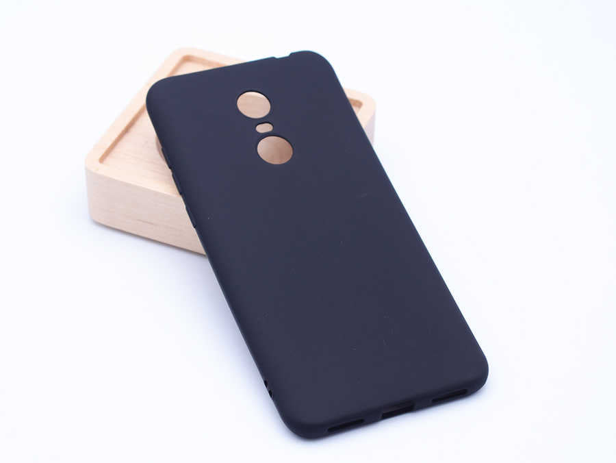 Xiaomi Redmi 5 Plus Kılıf Zore Premier Silikon Kılıf - Siyah