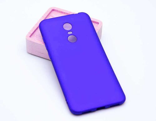 Xiaomi Redmi 5 Plus Kılıf Zore Premier Silikon Kılıf - Saks Mavi