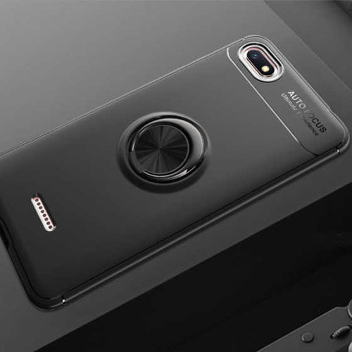 Xiaomi Redmi 6A Kılıf Zore Ravel Silikon Kılıf - Siyah