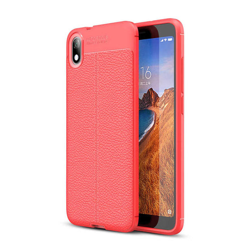 Xiaomi Redmi 7A Kılıf Zore Niss Silikon Kılıf - Kırmızı