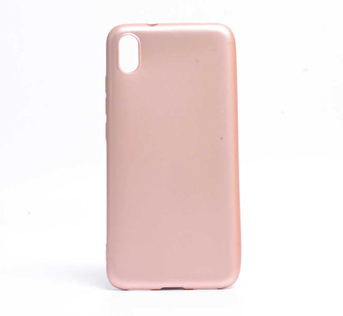 Xiaomi Redmi 7A Kılıf Zore Premier Silikon Kılıf - Rose Gold