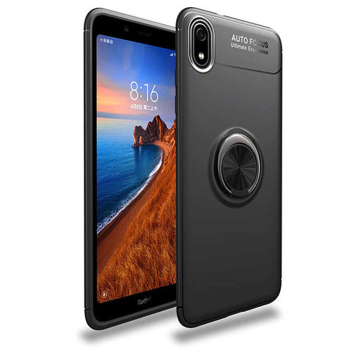 Xiaomi Redmi 7A Kılıf Zore Ravel Silikon Kılıf - Siyah
