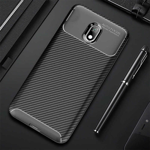 Xiaomi Redmi 8A Kılıf Zore Negro Silikon Kılıf - Siyah