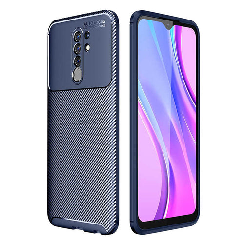 Xiaomi Redmi 9 Kılıf Zore Negro Silikon Kılıf - Lacivert