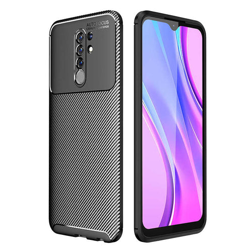 Xiaomi Redmi 9 Kılıf Zore Negro Silikon Kılıf - Siyah