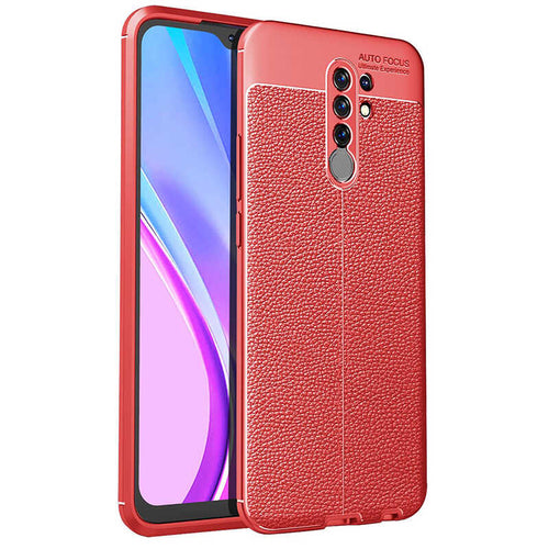 Xiaomi Redmi 9 Kılıf Zore Niss Silikon Kılıf - Kırmızı