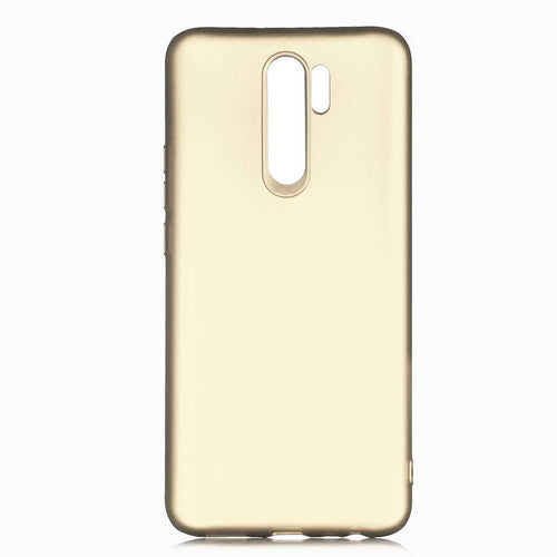 Xiaomi Redmi 9 Kılıf Zore Premier Silikon Kılıf - Gold