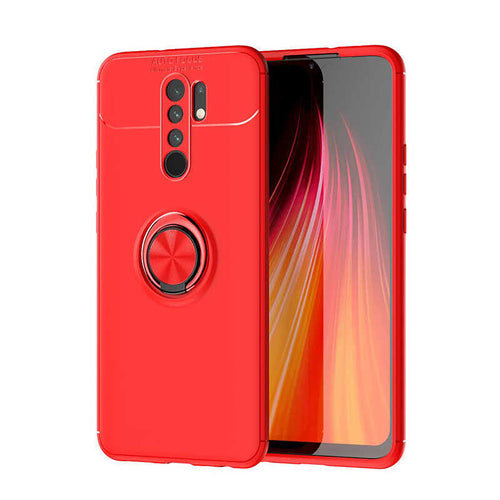 Xiaomi Redmi 9 Kılıf Zore Ravel Silikon Kılıf - Kırmızı