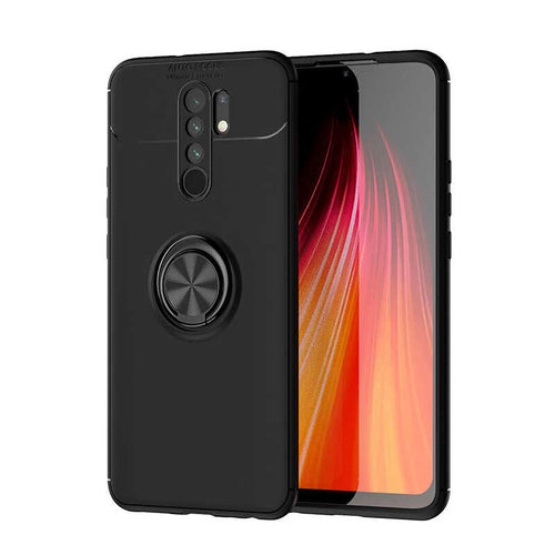 Xiaomi Redmi 9 Kılıf Zore Ravel Silikon Kılıf - Siyah
