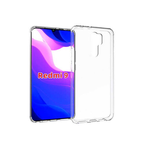 Xiaomi Redmi 9 Kılıf Zore Süper Silikon Kılıf - Renksiz