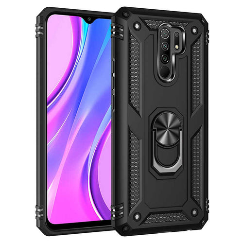 Xiaomi Redmi 9 Kılıf Zore Vega Kılıf - Siyah