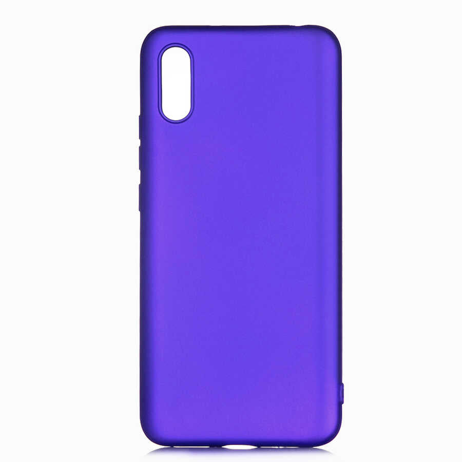 Xiaomi Redmi 9A Kılıf Zore Premier Silikon Kılıf - Saks Mavi