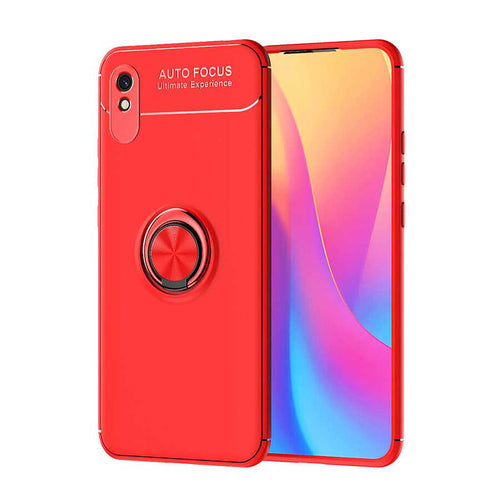 Xiaomi Redmi 9A Kılıf Zore Ravel Silikon Kılıf - Kırmızı