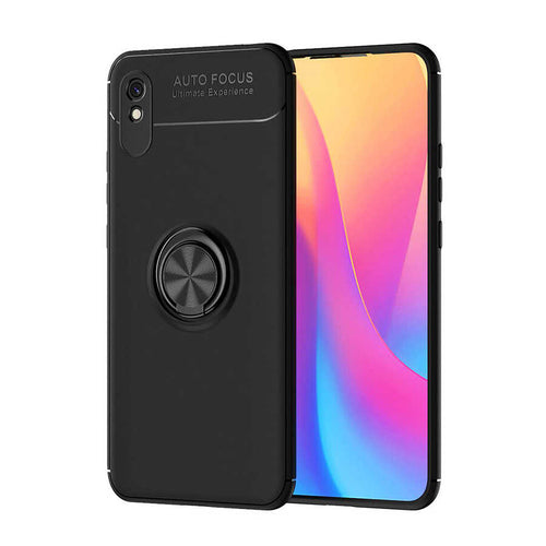 Xiaomi Redmi 9A Kılıf Zore Ravel Silikon Kılıf - Siyah
