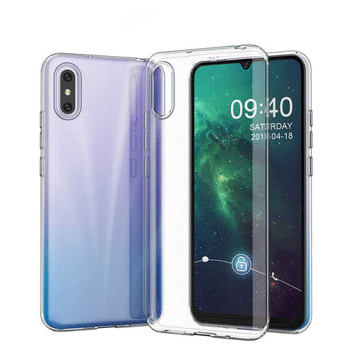 Xiaomi Redmi 9A Kılıf Zore Süper Silikon Kılıf - Renksiz