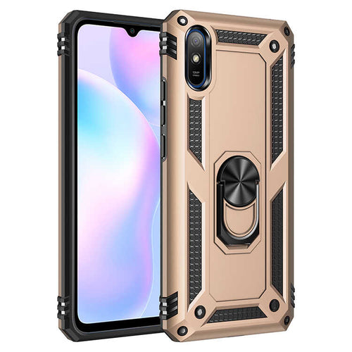 Xiaomi Redmi 9A Kılıf Zore Vega Kılıf - Gold