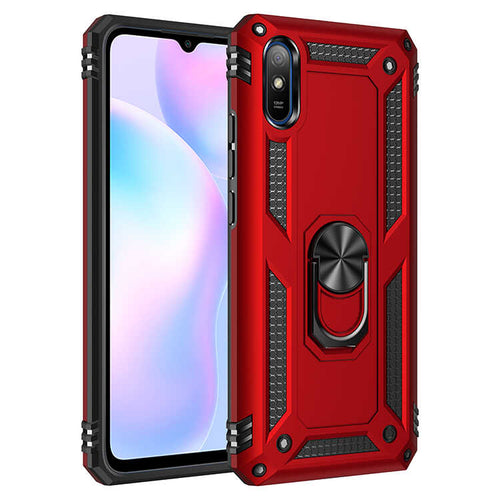 Xiaomi Redmi 9A Kılıf Zore Vega Kılıf - Kırmızı