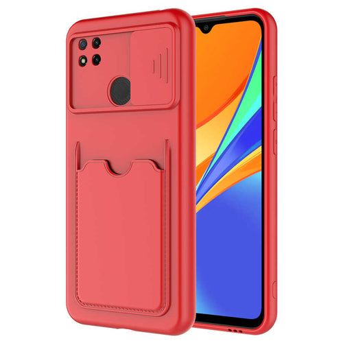 Xiaomi Redmi 9C Kılıf ​Zore Kartix Kılıf - Kırmızı