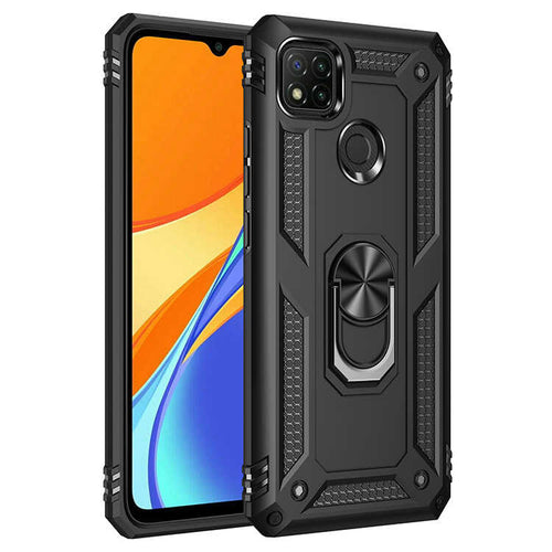 Xiaomi Redmi 9C Kılıf Zore Vega Kılıf - Siyah