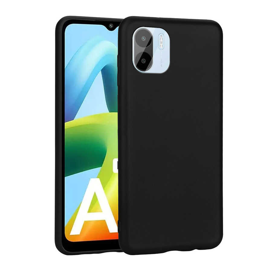 Xiaomi Redmi A1 Kılıf Zore Premier Silikon Kılıf - Siyah