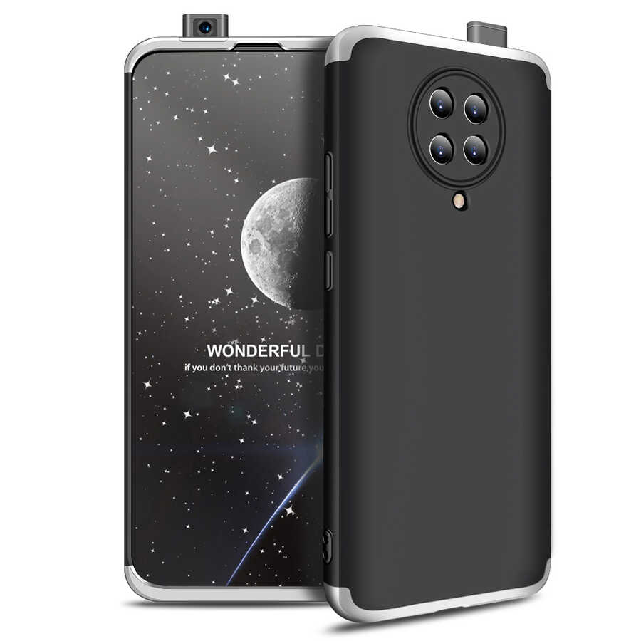 Xiaomi Redmi K30 Pro Kılıf Zore Ays Kılıf - Siyah-Gri