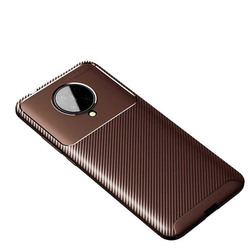 Xiaomi Redmi K30 Pro Kılıf Zore Negro Silikon Kılıf - Kahverengi