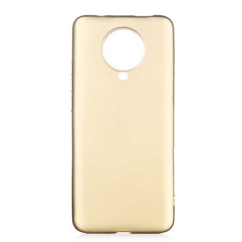Xiaomi Redmi K30 Pro Kılıf Zore Premier Silikon Kılıf - Gold