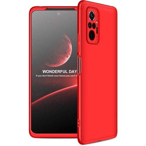 Xiaomi Redmi Note 10 Pro Kılıf Zore Ays Kılıf - Kırmızı