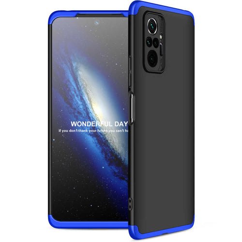 Xiaomi Redmi Note 10 Pro Kılıf Zore Ays Kılıf - Siyah-Mavi