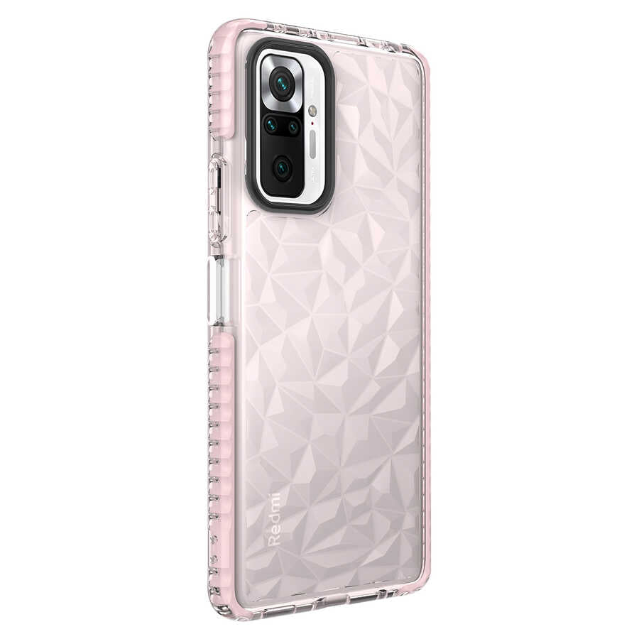 Xiaomi Redmi Note 10 Pro Kılıf Zore Buzz Kılıf - Pembe