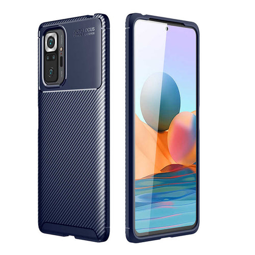 Xiaomi Redmi Note 10 Pro Kılıf Zore Negro Silikon Kılıf - Lacivert